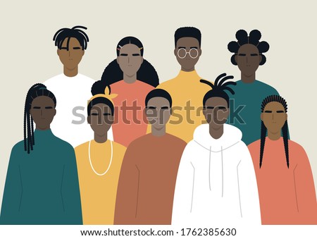 Similar – Image, Stock Photo Black man with dreadlocks looking at camera