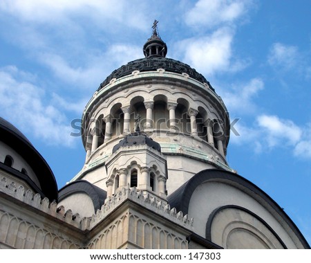Orthodox cathedral from Cluj Napoca,Romania-architecture detail