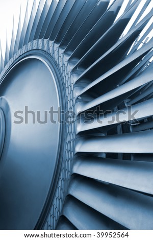 Abstract industrial texture of power station generator turbine