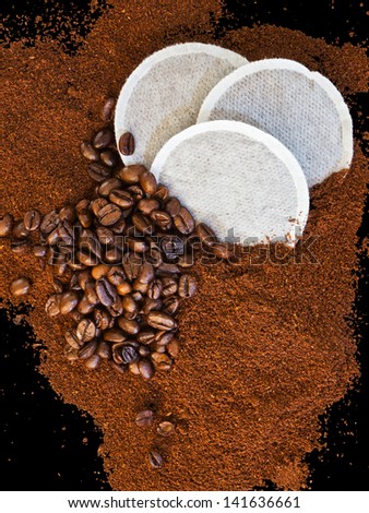Coffee - Pads, beans, powder