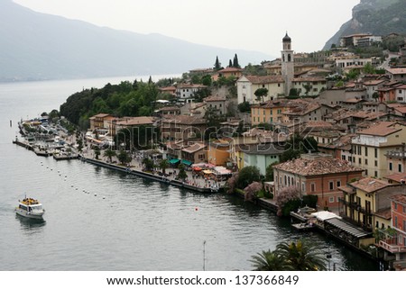 Limone sul Garda is a small town on the Brescia side of Lake Garda, nestled between the lake and the mountains, famous for its lemon groves, for the prized olive oil and the wonderful landscapes.