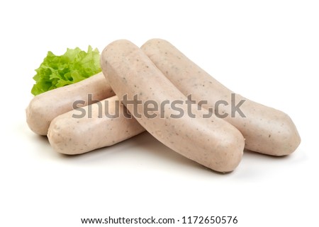 Similar – Image, Stock Photo Pair of Bavarian veal sausages