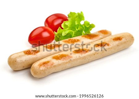 Similar – Image, Stock Photo Pair of Bavarian veal sausages