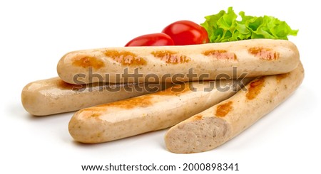 Similar – Image, Stock Photo Pair of Bavarian veal sausages