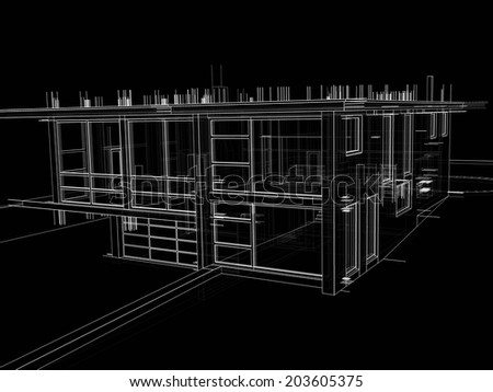 architecture building sketch