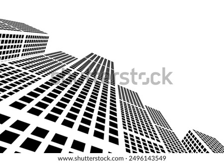 architecture building vector 3d illustration