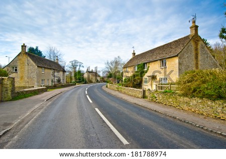 english village road