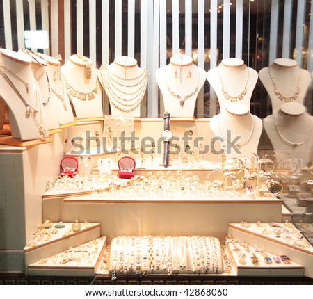 Jewelry store show-window