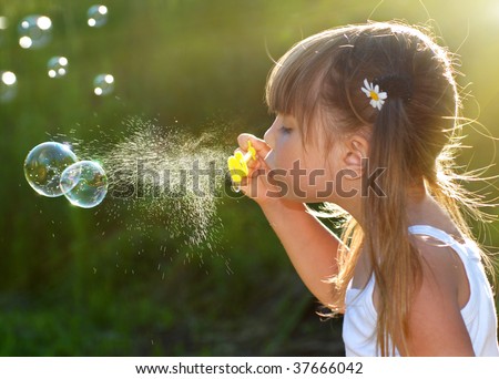 Similar – Image, Stock Photo Marguerite in wind and sun