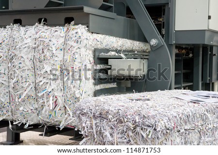 Similar – Image, Stock Photo document destruction waste