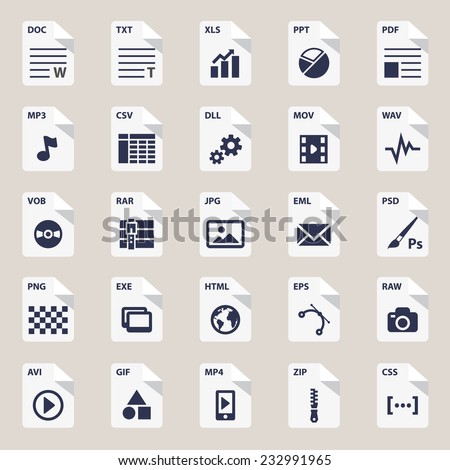 File types icon