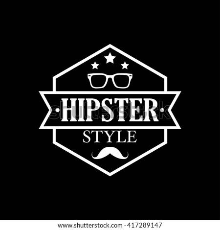 Label of the Hipster Style Elements