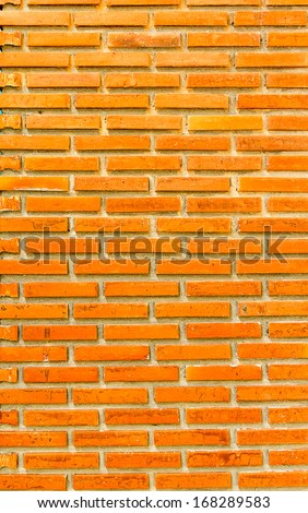 Brick walls were brought build home.