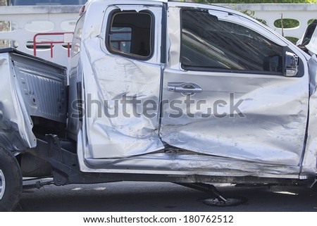 Car damage Caused by accidents