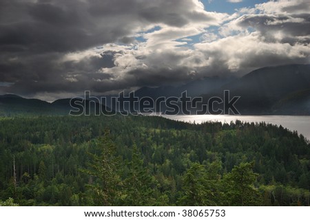 stormy landscape