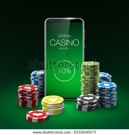 Vector Online Poker casino banner with a mobile Samsung Galaxy S8 S9?, chips playing cards and dice. Luxury Banner Jackpot Online Casino. New model Smartphone advertising poster Samsung Galaxy S8 S9