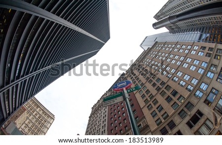 new york street view of building