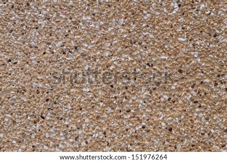 Background of Concrete and aggregate patio surface.