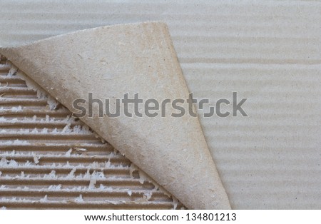 cardboard carton background paper texture.