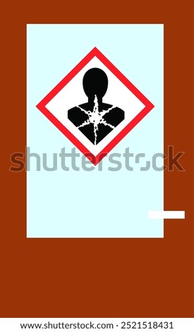 Longer term health effects CLP hazard warning sign