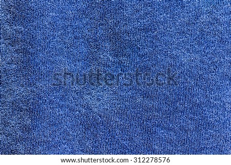blue micro fiber fabric texture for background