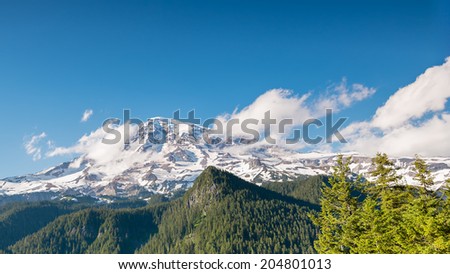 Mount Rainier from Inspiration Point, Mount Rainier National Par