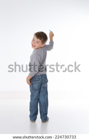 Similar – Image, Stock Photo behind blue eyes Child