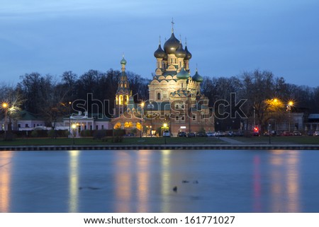 Russia. Church of the Holy Trinity. The Church was built as a serf stone Affairs master. This is a typical monument of the second half of the XVII century