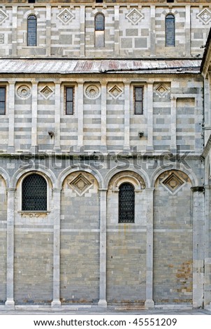 West Wall, Pisa Cathedral (Catedral de Pisa), Italy