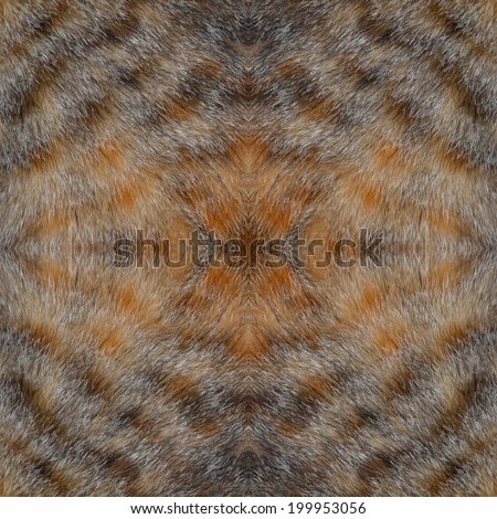 Seamless pattern made from fur of cats background texture