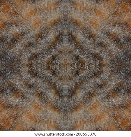 Seamless pattern made from fur of cats. background texture