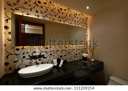 Interior design: Modern bathroom