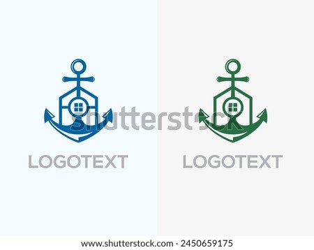 Dock Home logo vector design
