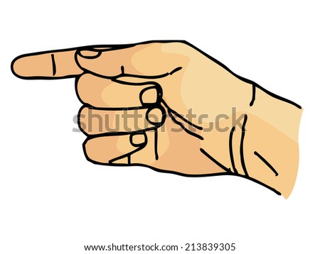 Sign Language G clip art Free Vector / 4Vector