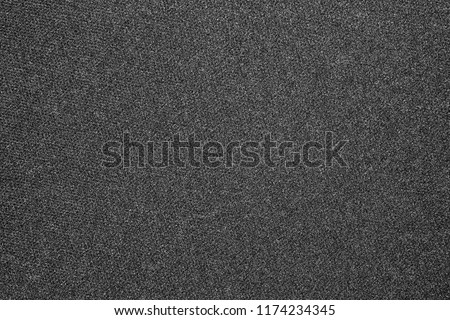 Texture black tight weave carpet.The dark background of the carpet. ストックフォト © 