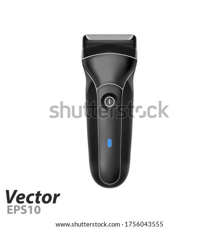 Electric razor in vector.Modern electric razor vector illustration.