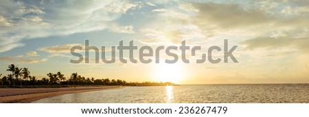 Sunrise at Key West, Florida, USA.