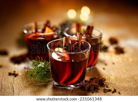 Christmas mulled wine Сток-фото © 