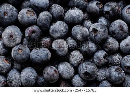 Similar – Foto Bild gefrorene Heidelbeeren in schwarzer Schale vor schwarzem Hintergrund