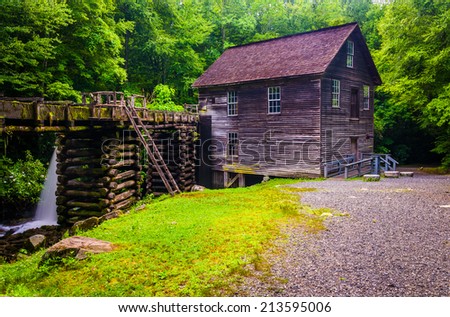 Mingus Mill, Great Smoky Mountains National Park, North Carolina.