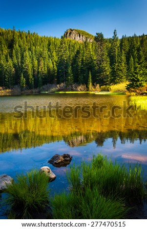 Mirror Lake, in Mount Hood National Forest, Oregon.