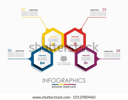 Infographic template. Vector illustration. Can be used for workflow layout, diagram, business step options, banner, web design.