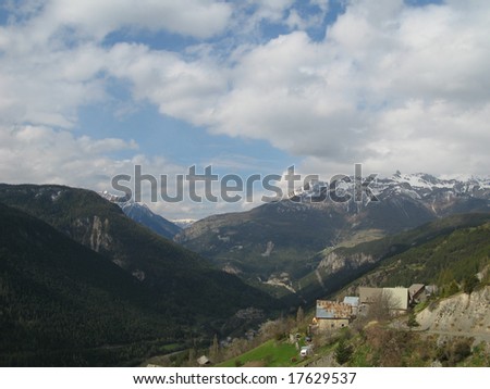 Images of the hike of the pass of the Day-nursery, in the Hautes-Alpes, FRANCE