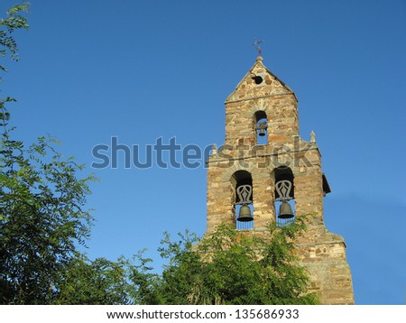 The little bell tower in the village