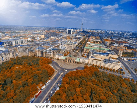 Similar – Image, Stock Photo Clouds over Brandenburg Gate