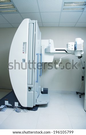 X-Ray machine ready for operation.