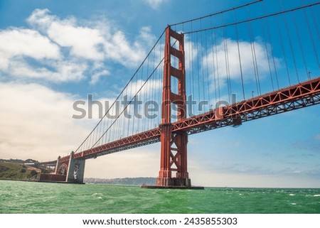 Similar – Image, Stock Photo Pointed gate with view of arcades