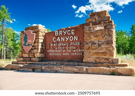 Similar – Image, Stock Photo bryce   national  park the beauty of nature