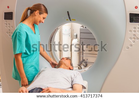 Similar – Image, Stock Photo open magnetic resonance machine