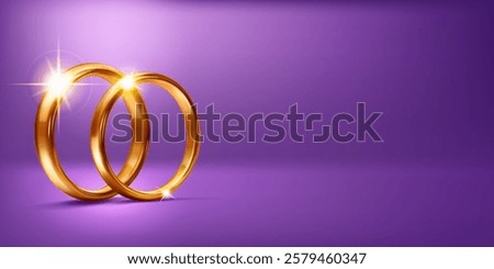 Similar – Foto Bild Eleganter Ring auf weißem Quarz